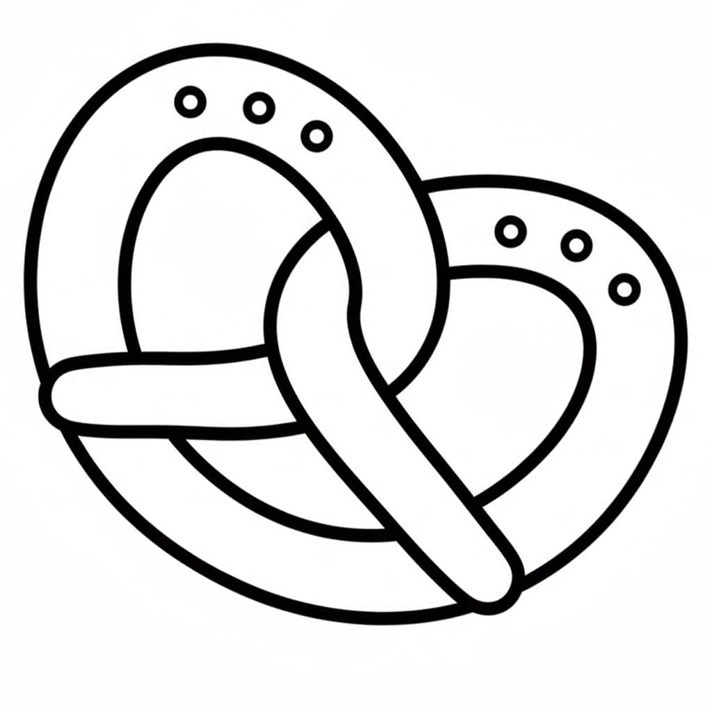 Kostenlos druckbare Brezel