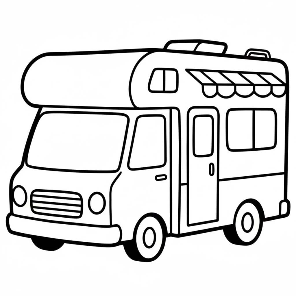 Kostenlos druckbare Wohnmobil