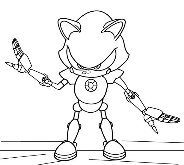 Metal Sonic kostenlos druckbare für Kinder