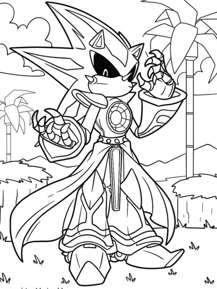 Metal Sonic kostenlos schlicht