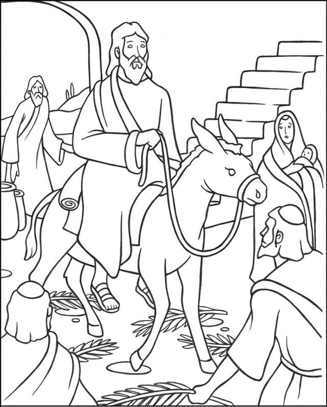 Palmsonntag zum Ausdrucken