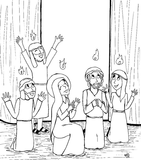 Pfingsten druckbare basisch