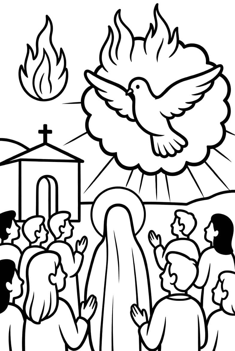 Pfingsten kostenlose druckbare