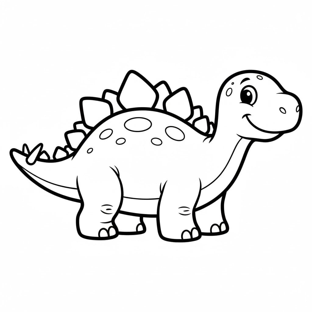 Stegosaurus druckbare