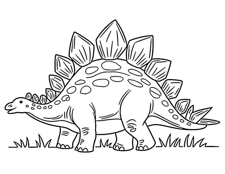 Stegosaurus druckbare für Kinder