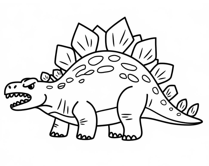 Stegosaurus kostenlos basisch