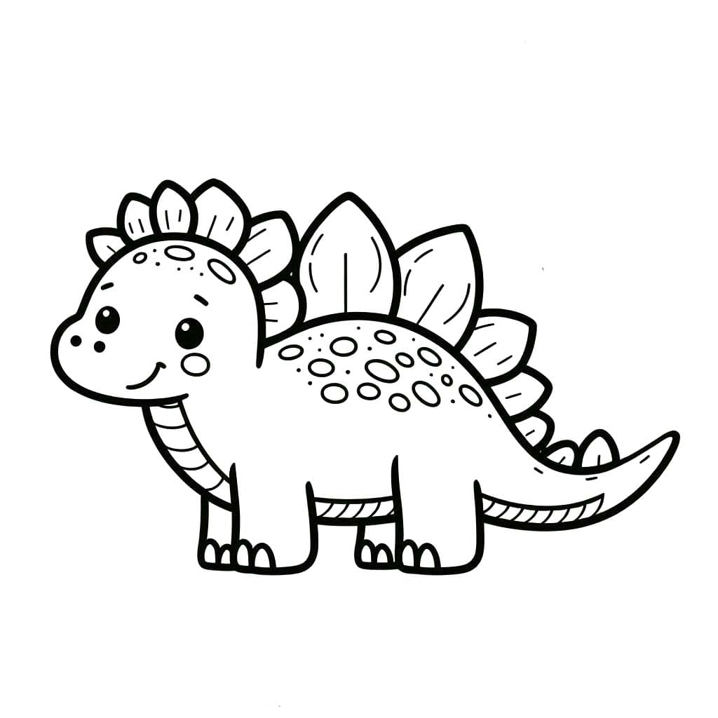 Stegosaurus kostenlos druckbare für Kinder