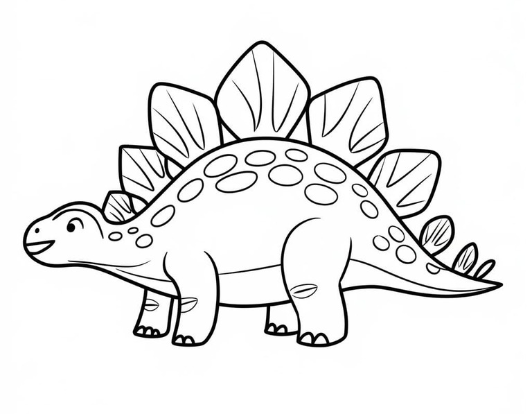 Stegosaurus kostenlos einfach
