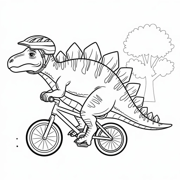 Stegosaurus zum Ausdrucken für Kinder