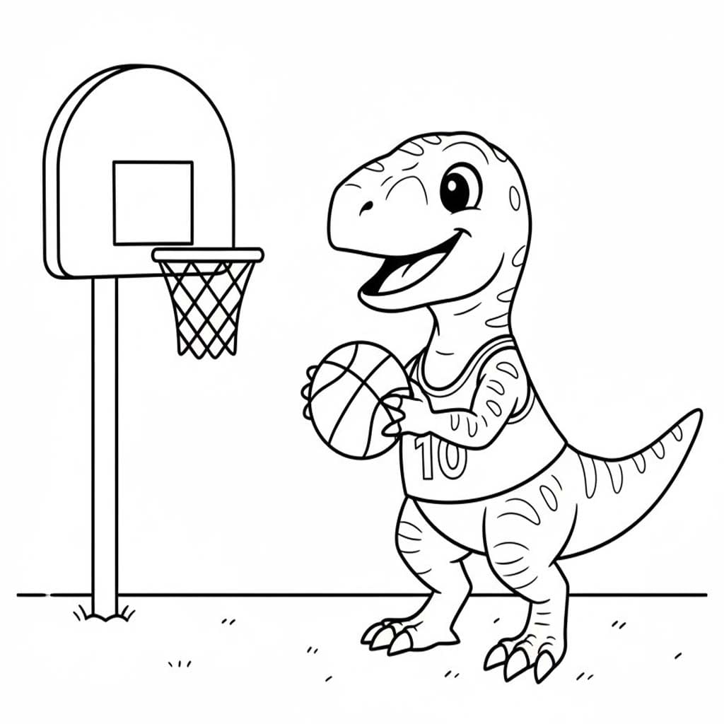 Velociraptor druckbare einfach