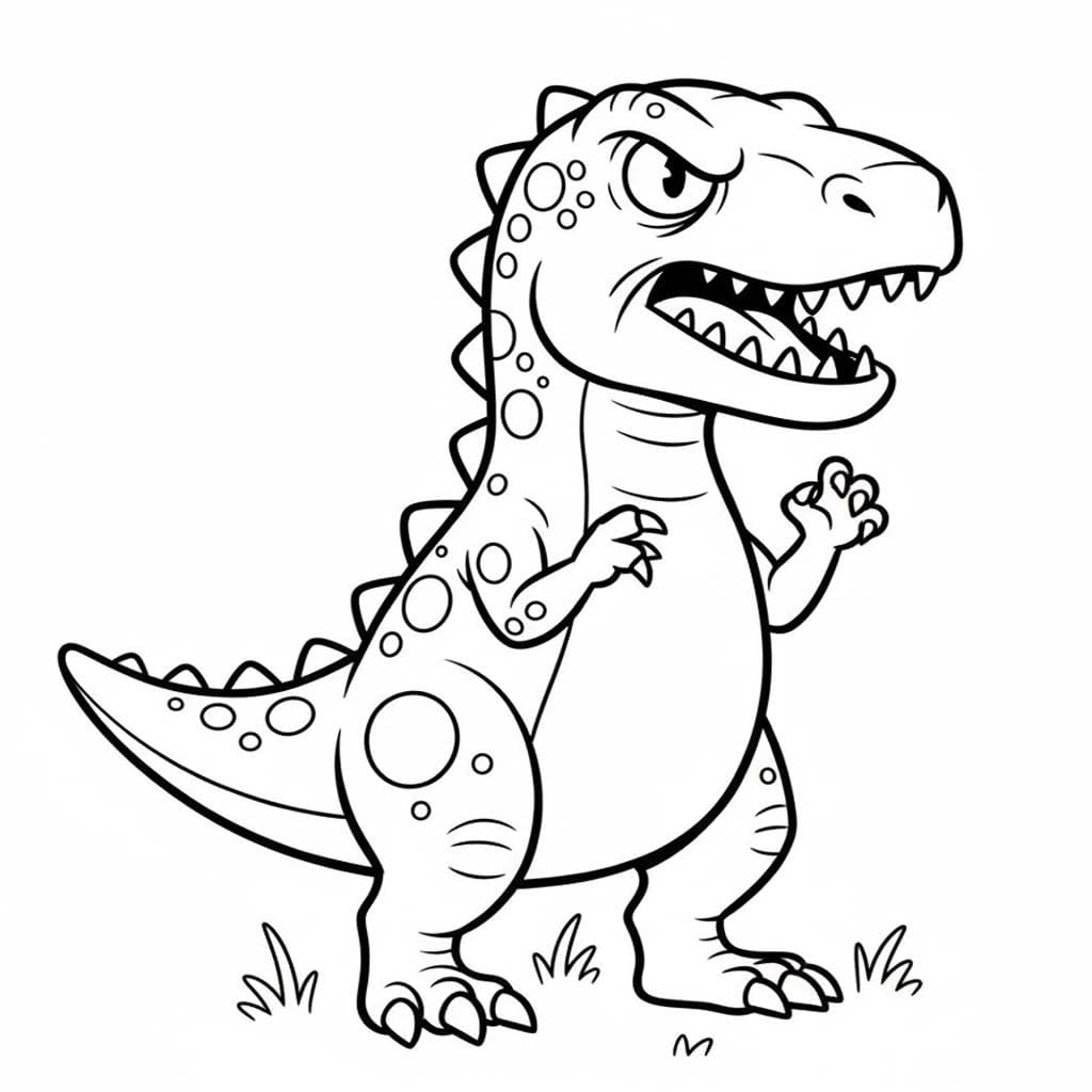 Velociraptor zum Ausdrucken für Kinder