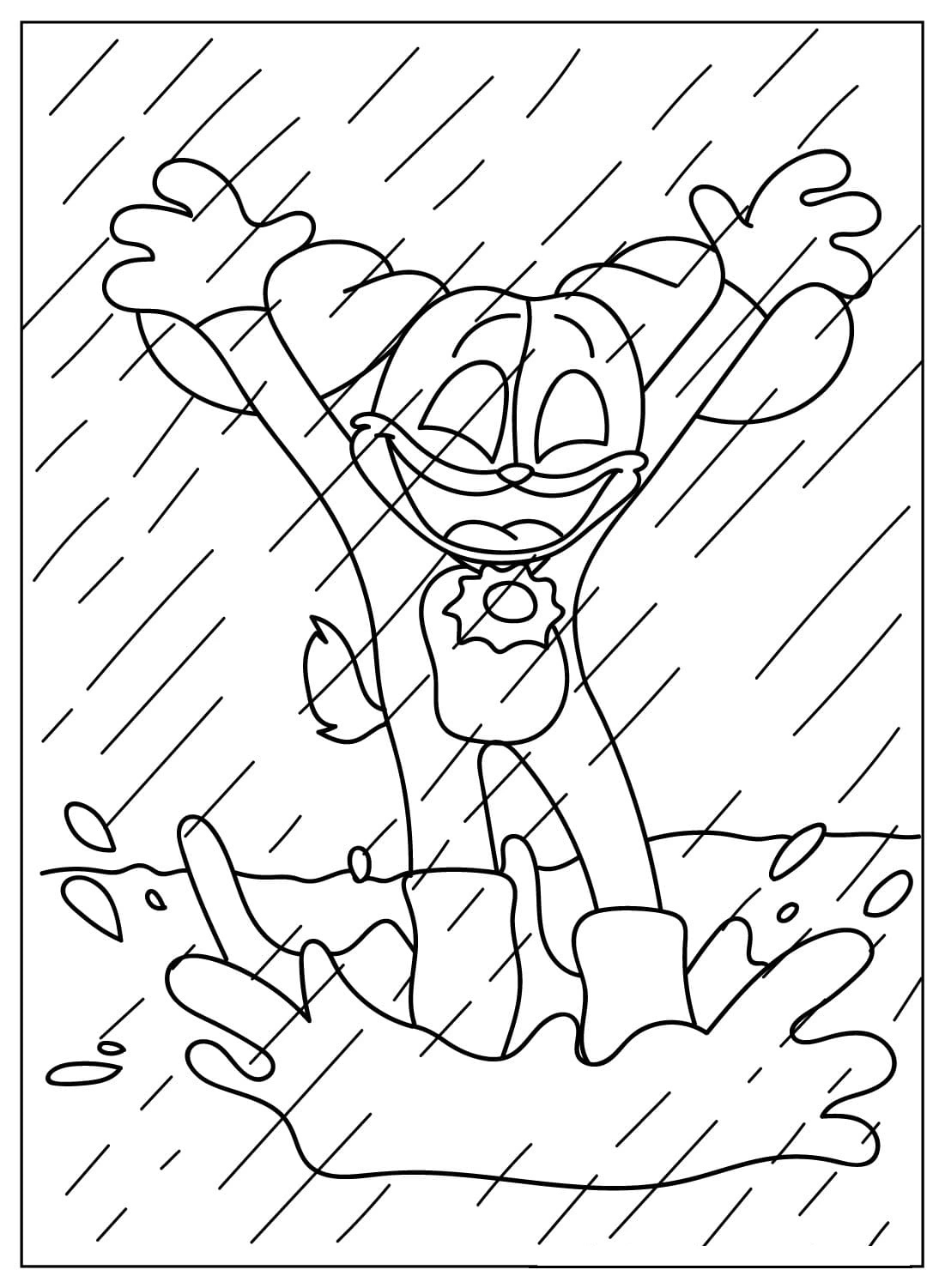 Zeichne Dogday druckbare