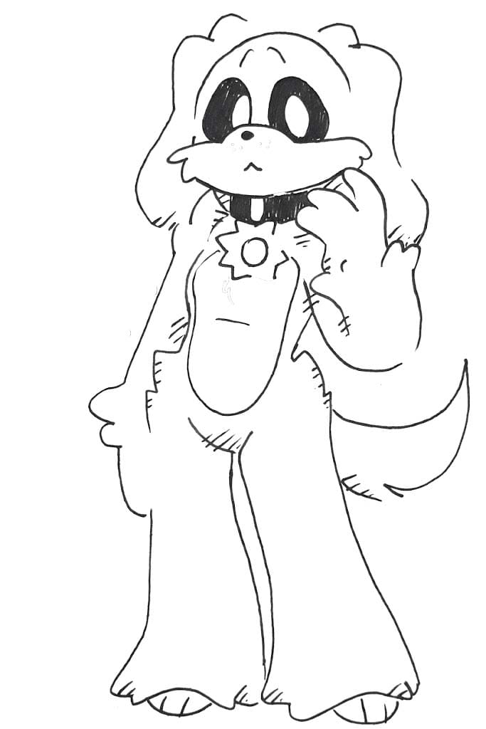 Zeichne Dogday für Kinder