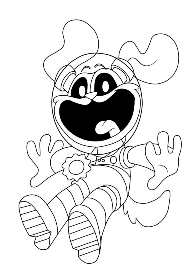 Zeichne Dogday kostenlos druckbare einfach