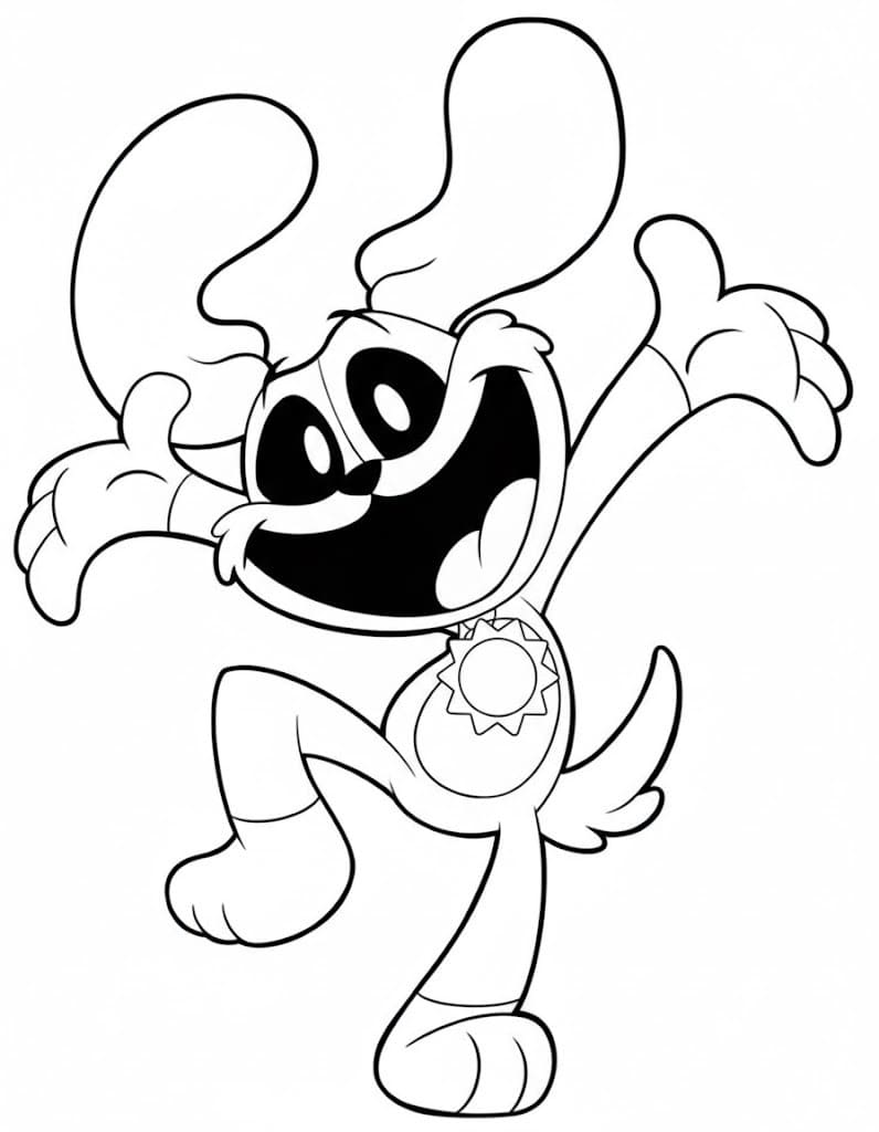 Zeichne Dogday schlicht