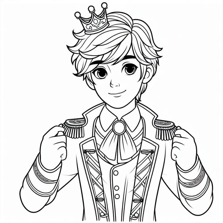 Zeichne Prinz Gutaussehend