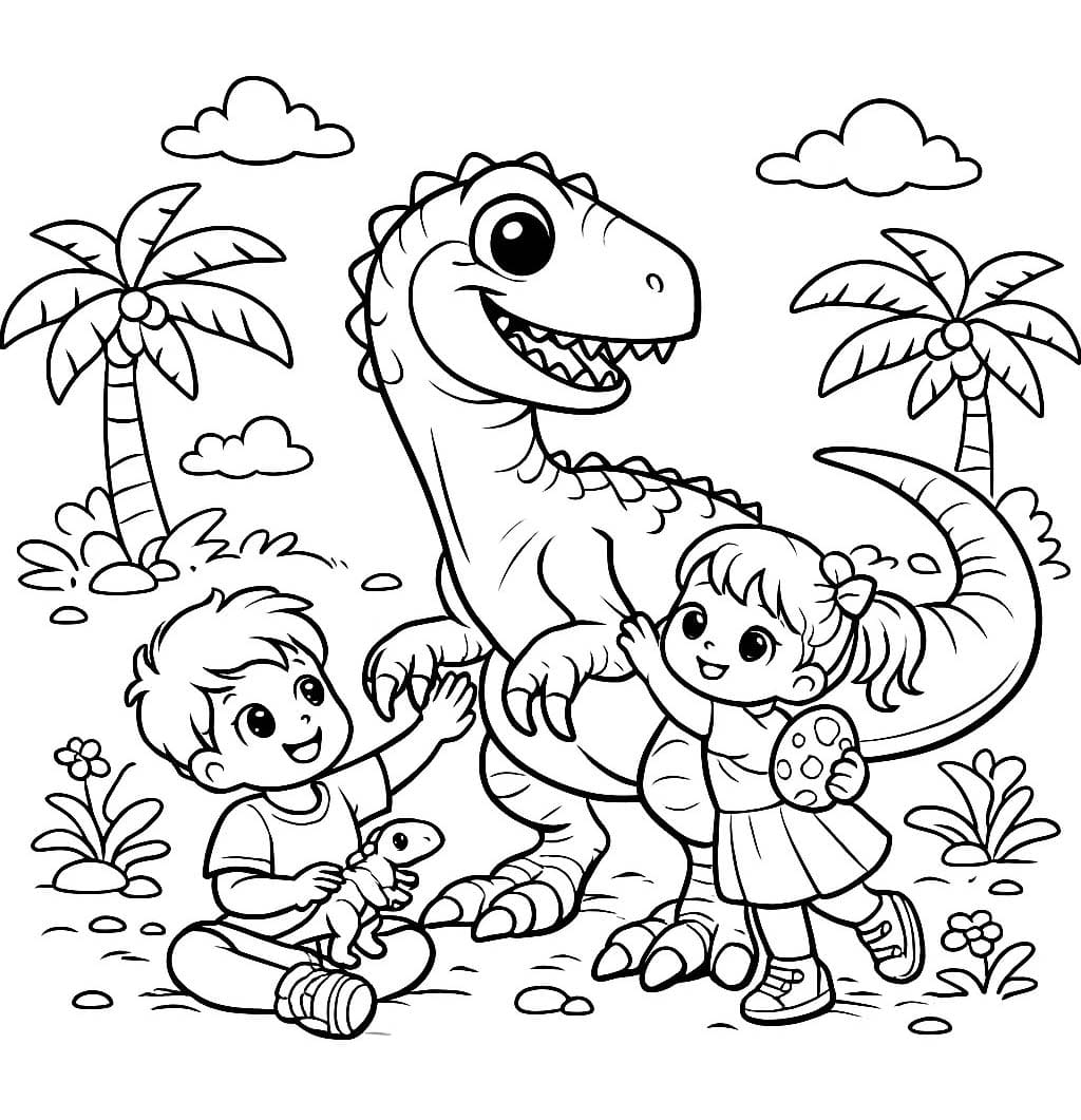 Zeichne Velociraptor einfach