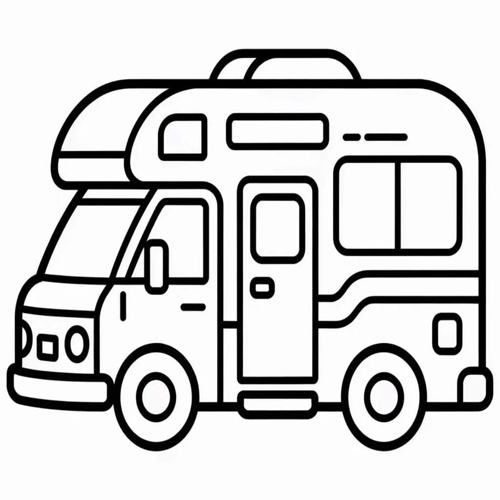 Zeichne Wohnmobil kostenlos
