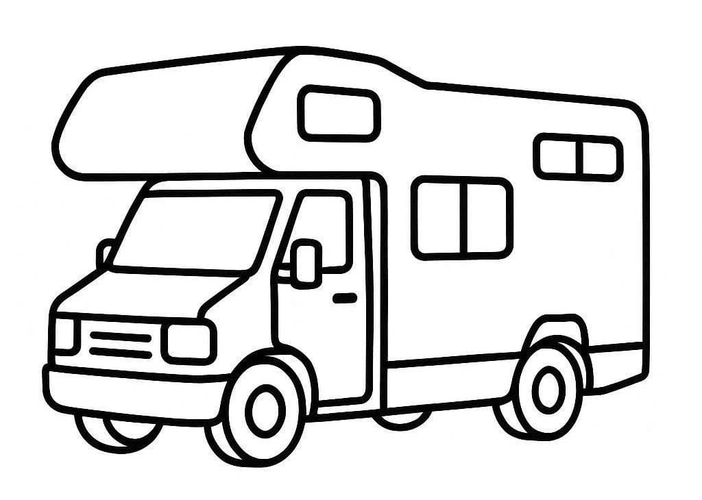 Wohnmobil ausmalbilder
