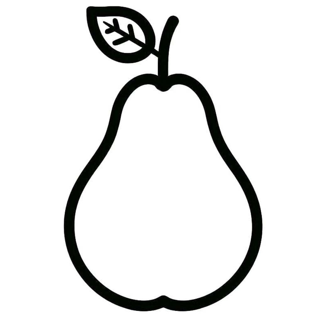 Birnen druckbare für Kinder