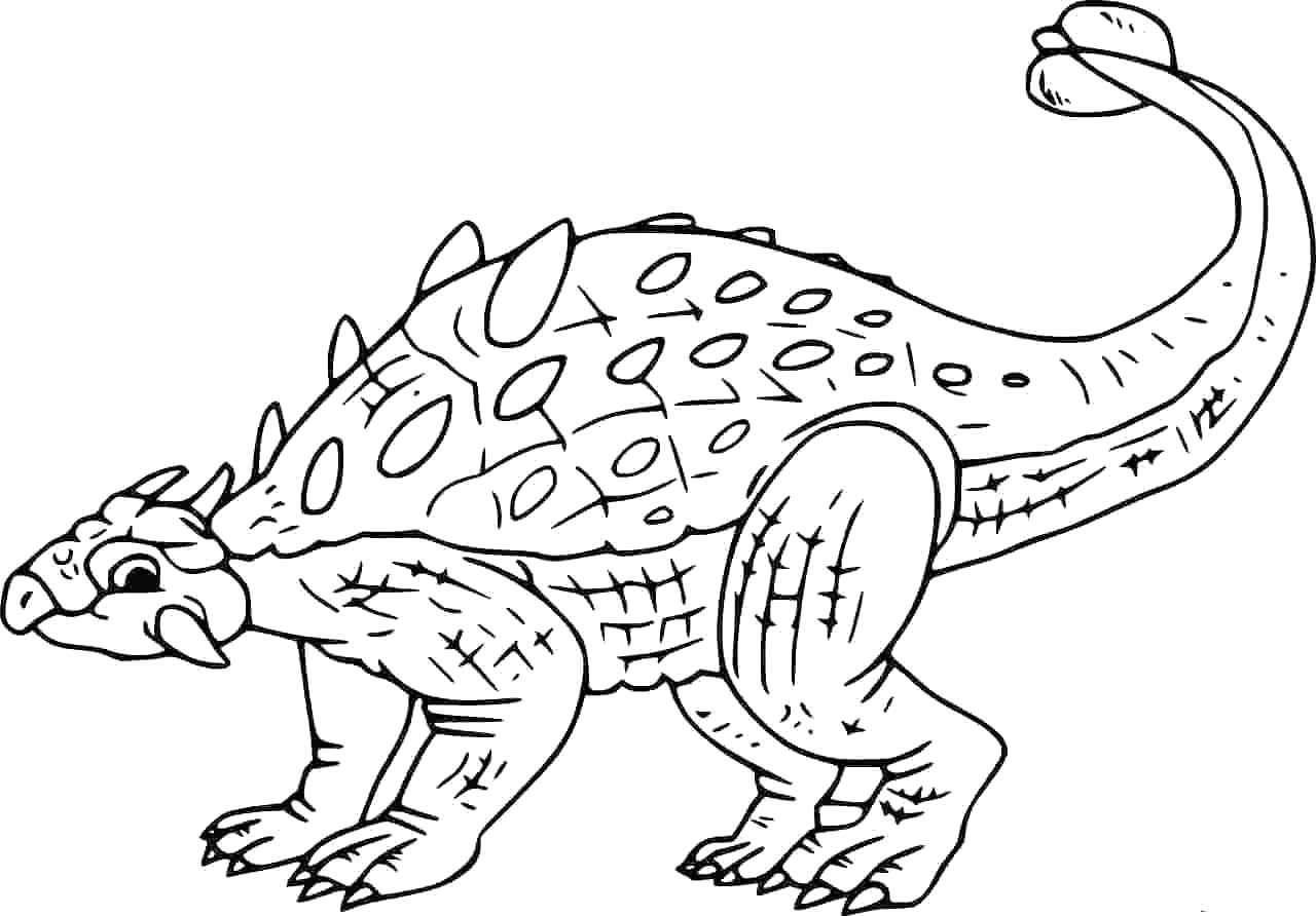 Ankylosaurus druckbare