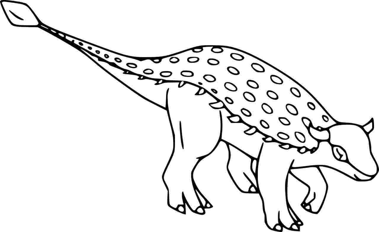 Ankylosaurus druckbare basisch