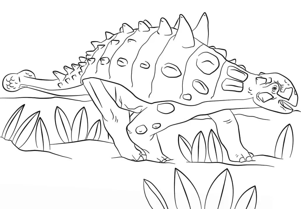 Ankylosaurus kostenlos druckbare