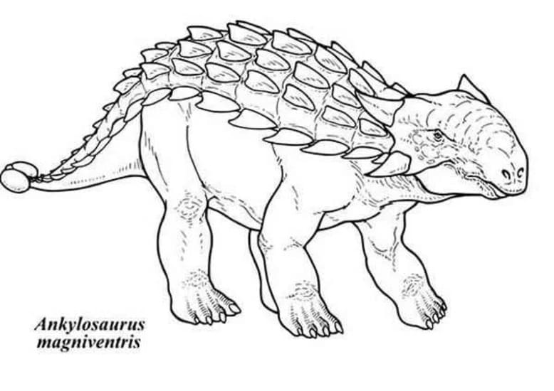 Ankylosaurus kostenlos druckbare basisch