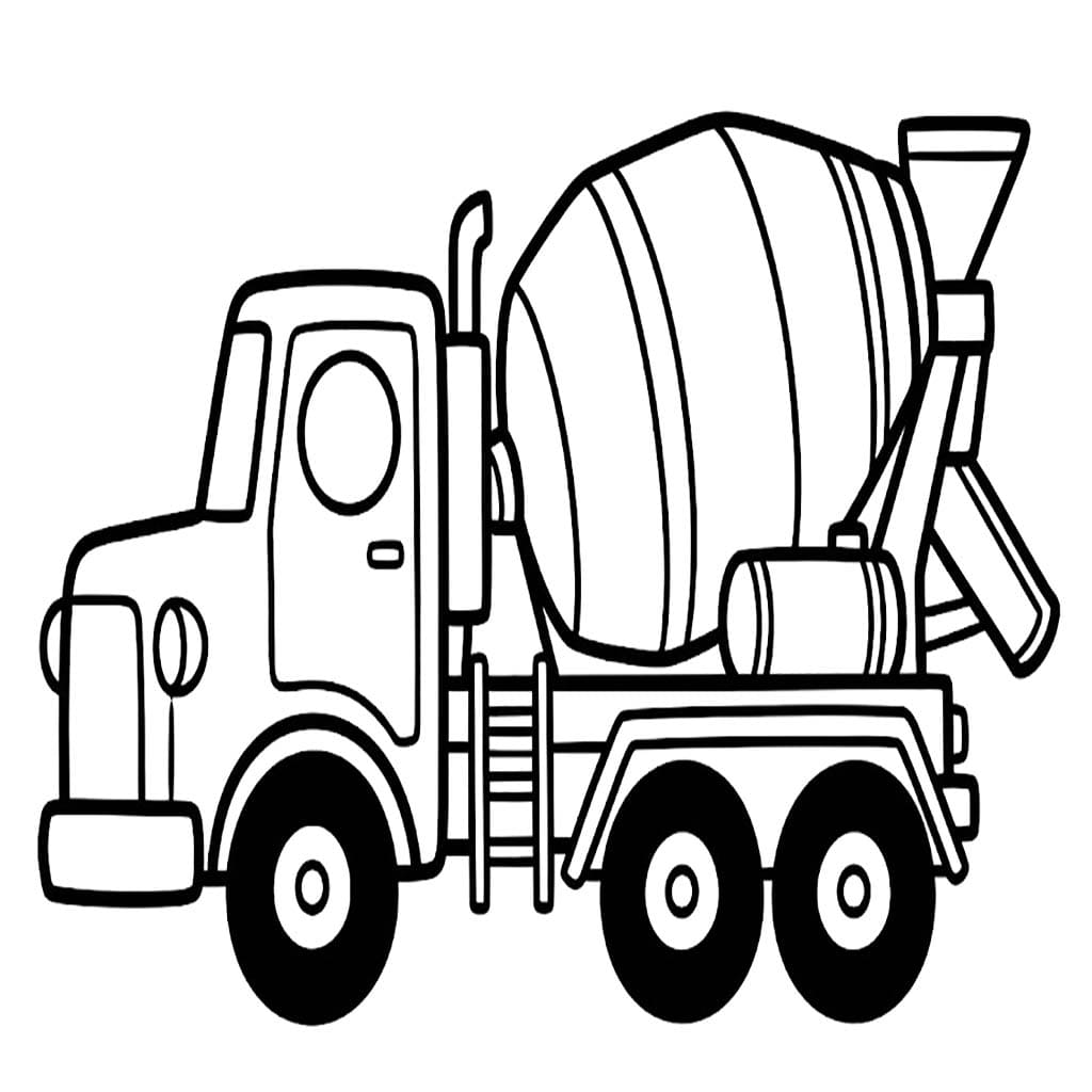 Betonmischer LKW kostenlos