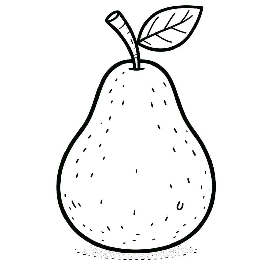 Birnen zum Ausdrucken für Kinder