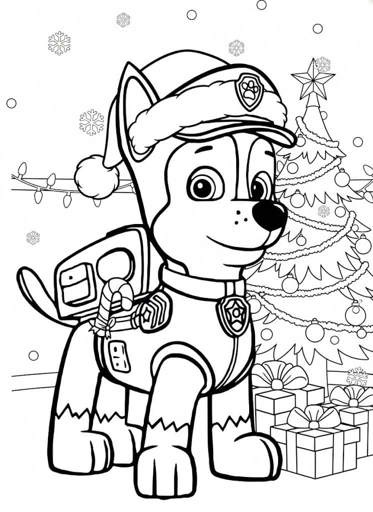 Chase Paw Patrol kostenlos druckbare einfach