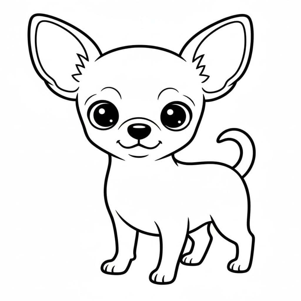 Chihuahua kostenlos druckbare schlicht