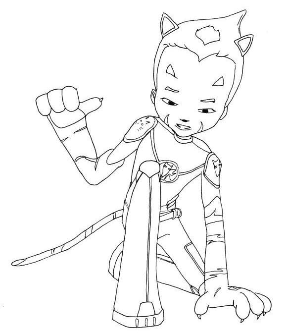 Code Lyoko druckbare basisch