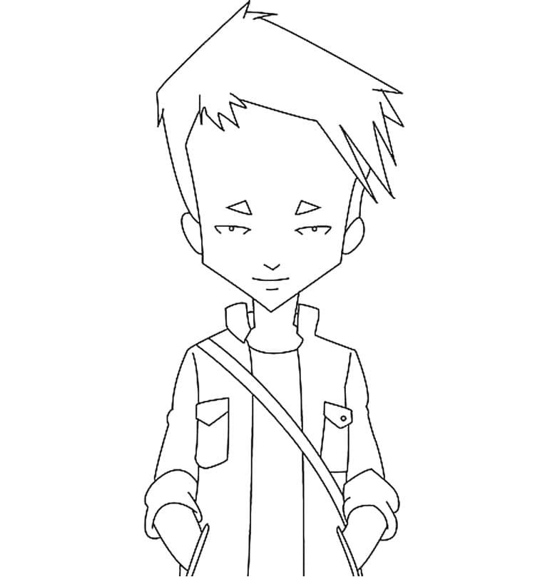 Code Lyoko druckbare schlicht