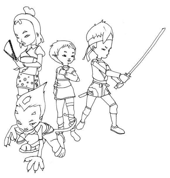 Code Lyoko kostenlos druckbare basisch