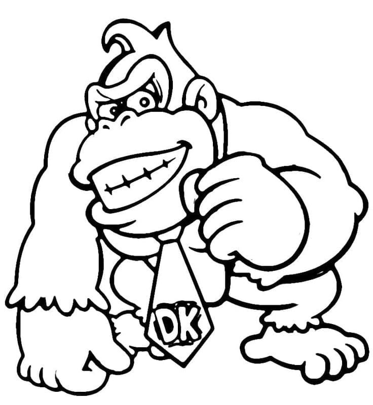 Druckbare Donkey Kong