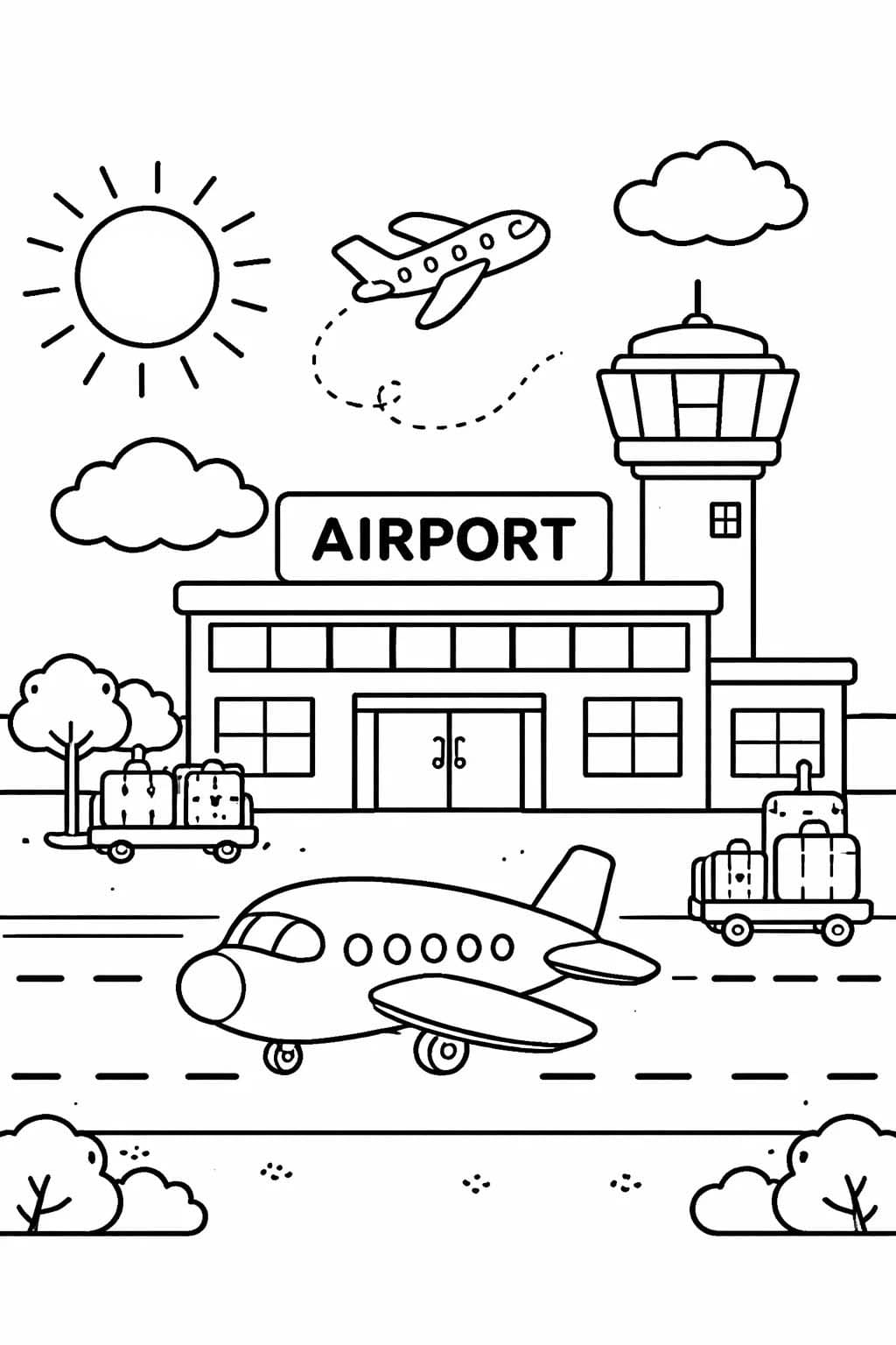 Flughafen kostenlos für Kinder