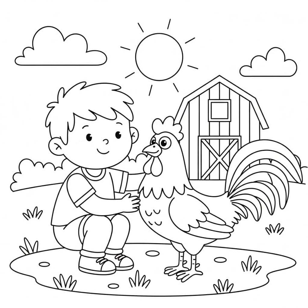 Hahn kostenlos druckbare