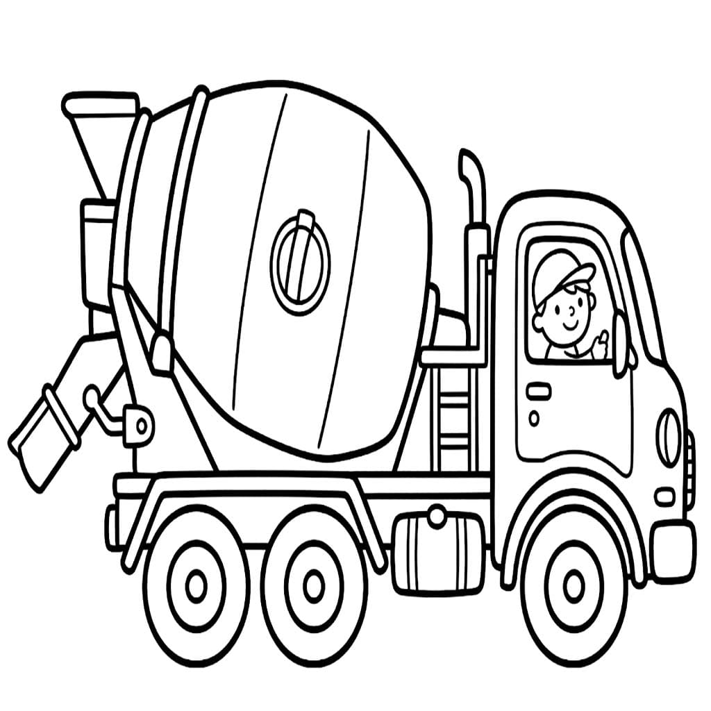 Kostenlos Betonmischer LKW