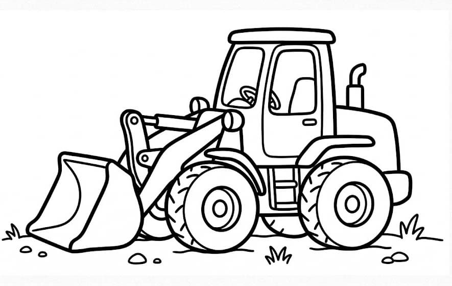 Kostenlos druckbare Radlader