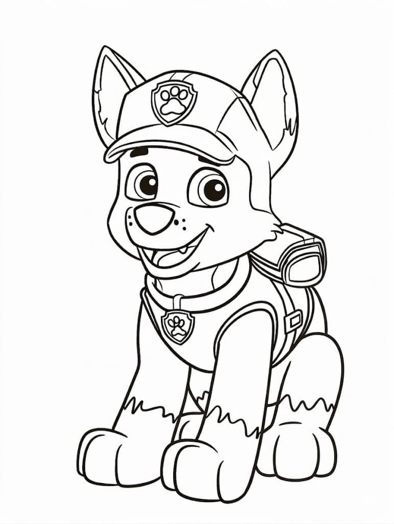 Kostenlos druckbare Tracker Paw Patrol