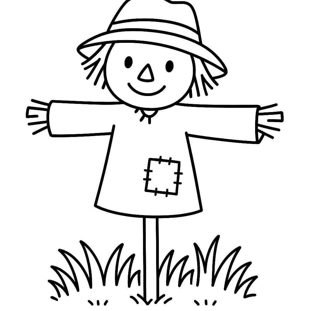 Kostenlos druckbare Vogelscheuche