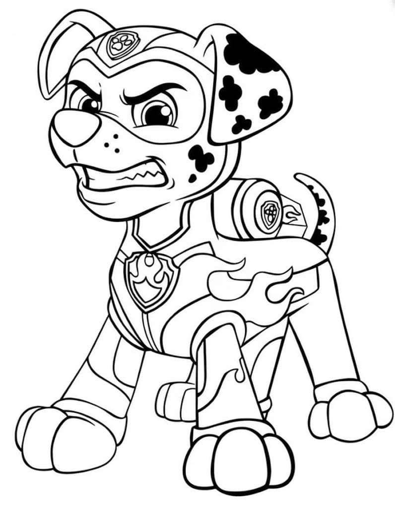 Marshall Paw Patrol kostenlos druckbare basisch