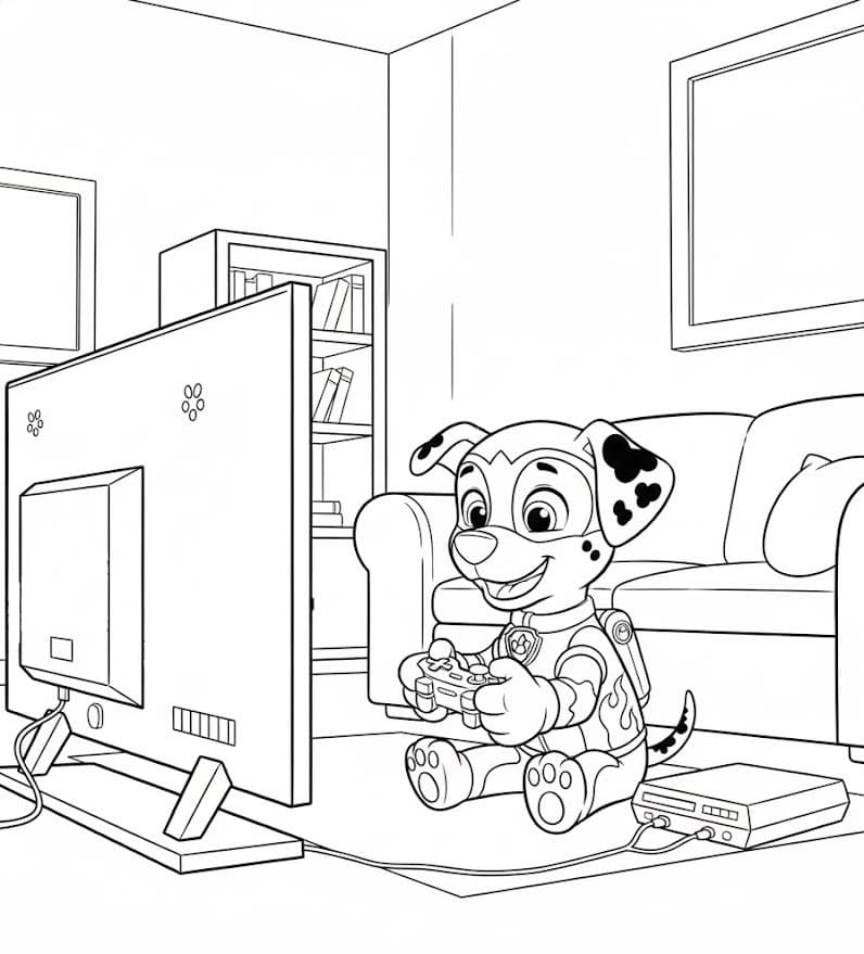 Marshall Paw Patrol kostenlos druckbare einfach