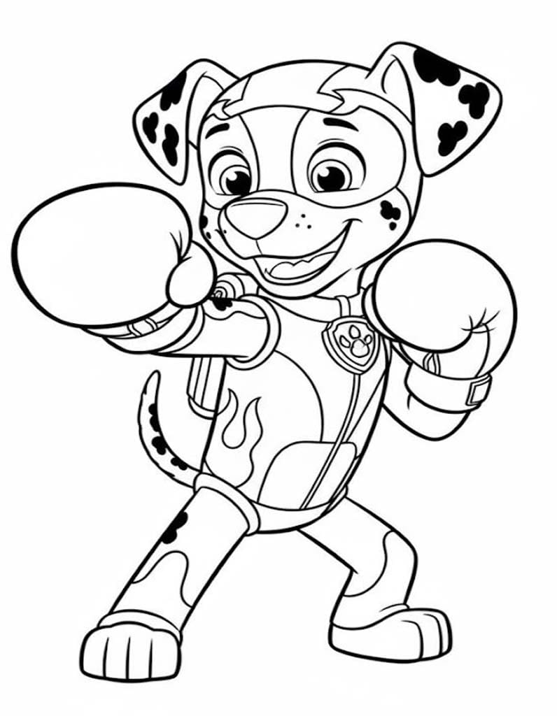 Marshall Paw Patrol kostenlos druckbare für Kinder
