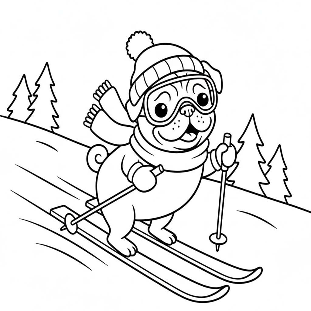 Mops druckbare basisch