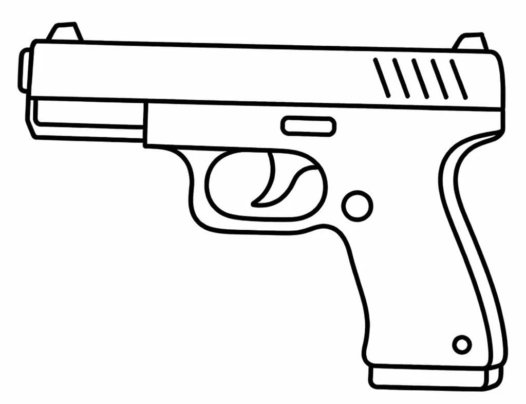 Pistolen druckbare einfach