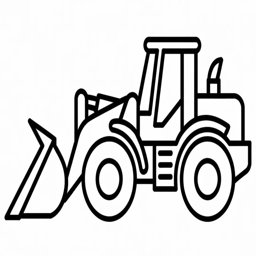 Radlader druckbare für Kinder