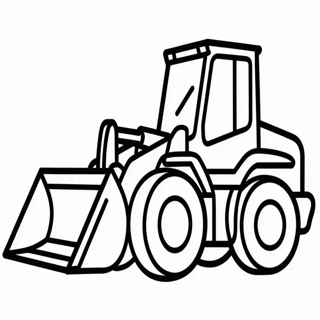 Radlader kostenlos druckbare einfach