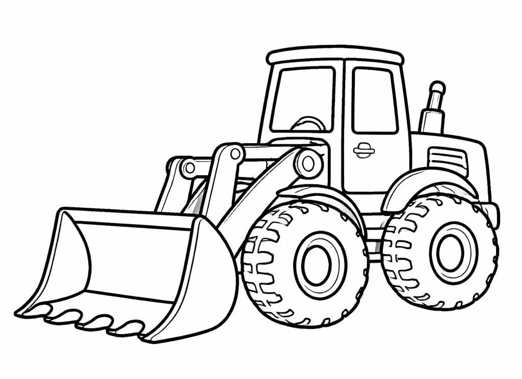 Radlader kostenlos druckbare schlicht